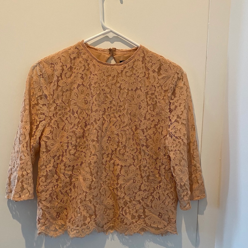 Lace women’s 3/4 sleeve top, women’s size 4